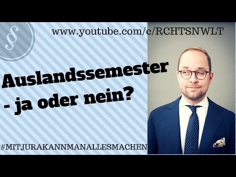 Auslandssemester - ja oder nein? | Jurastudium